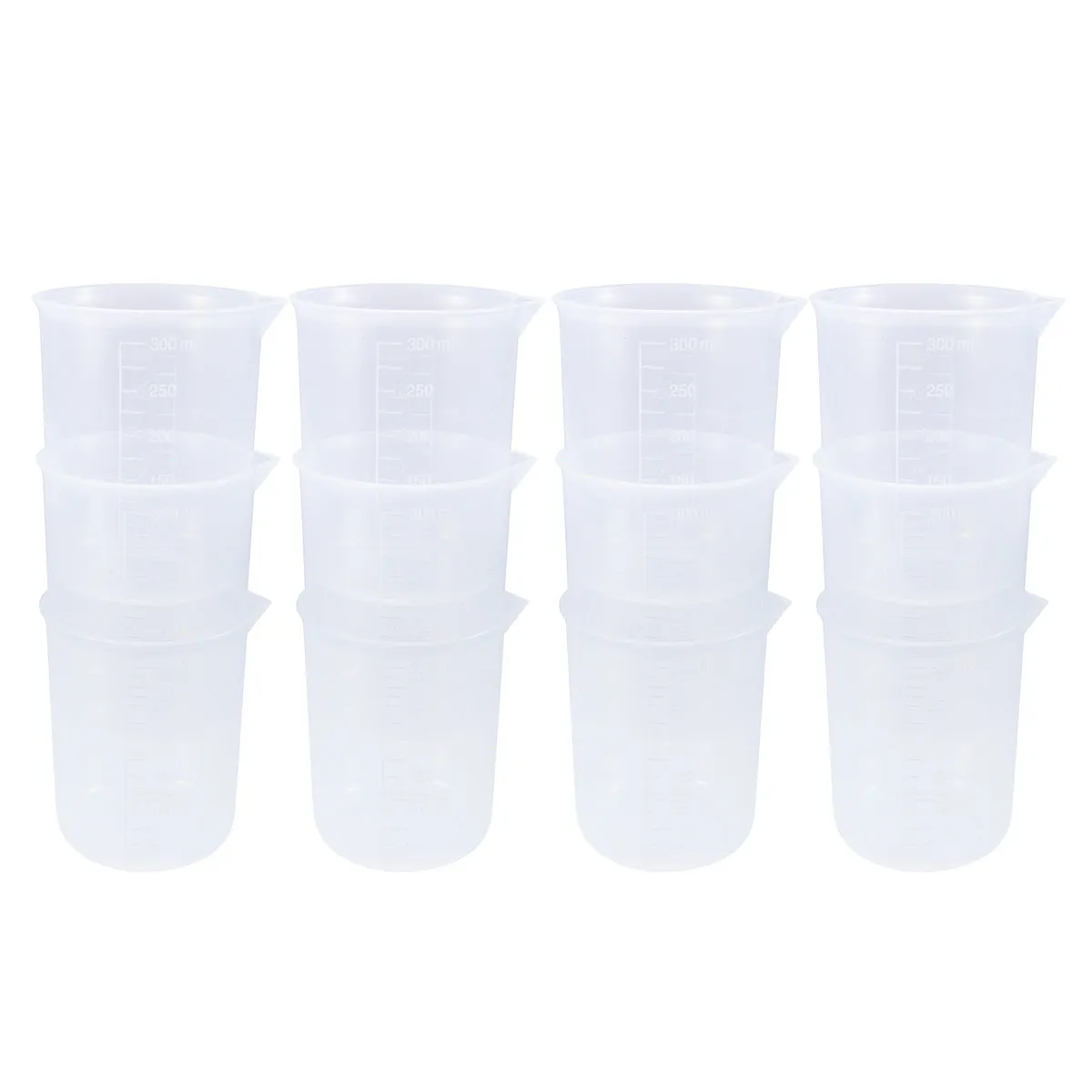 20Pcs 300Ml Lab Style Plastic Measuring Beaker Cup Graduated Scale Markings Wide Mouth Baking Dessert Household PP Material
20Pcs 300Ml Lab Style Plastic Measuring Beaker Cup Graduated Scale Markings Wide Mouth Baking Dessert Household PP Material