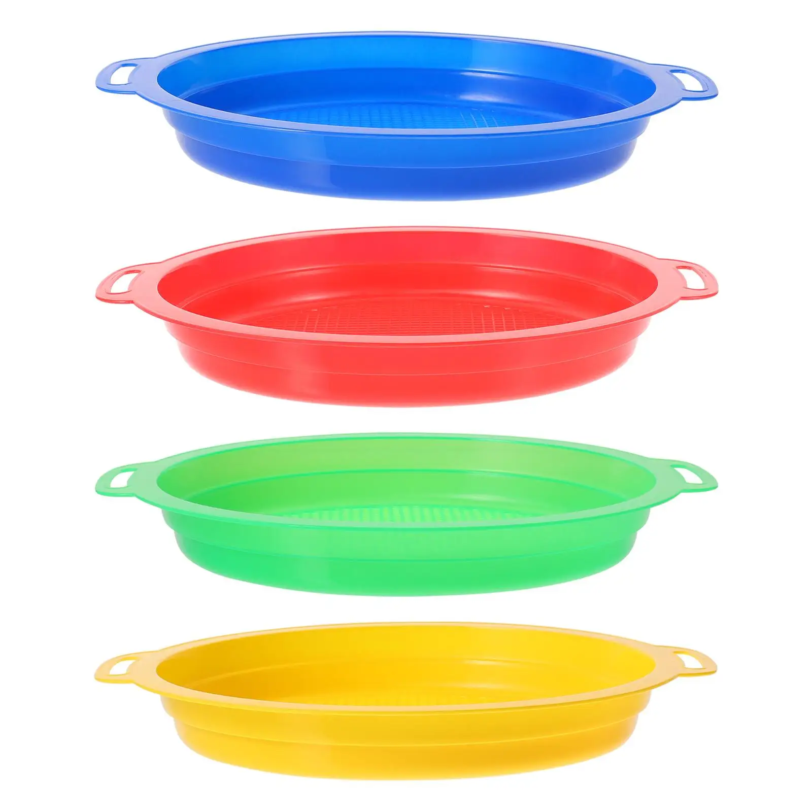 4 Pcs Garden Sieve Sifter Compost Mesh Pan Screen Sand PP Plastic Lightweight Durable Portable Tools Yellow
4 Pcs Garden Sieve Sifter Compost Mesh Pan Screen Sand PP Plastic Lightweight Durable Portable Tools Yellow