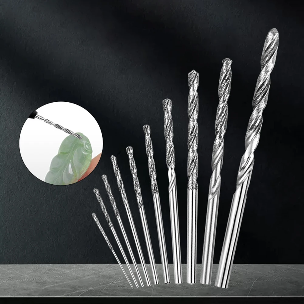 20pcs Diamond Small Drill Bits For Glass Tile 0.8 1.0 1.2 1.5 1.8 2.0 2.5 3.0 3.5 4.0mm For DIY Jewelry Making
20pcs Diamond Small Drill Bits For Glass Tile 0.8 1.0 1.2 1.5 1.8 2.0 2.5 3.0 3.5 4.0mm For DIY Jewelry Making