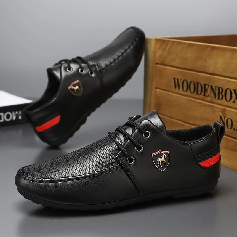 Men's Solid Color Business Casual Loafers Comfortable Anti-Slip Classic Formal Shoes
Men's Solid Color Business Casual Loafers Comfortable Anti-Slip Classic Formal Shoes