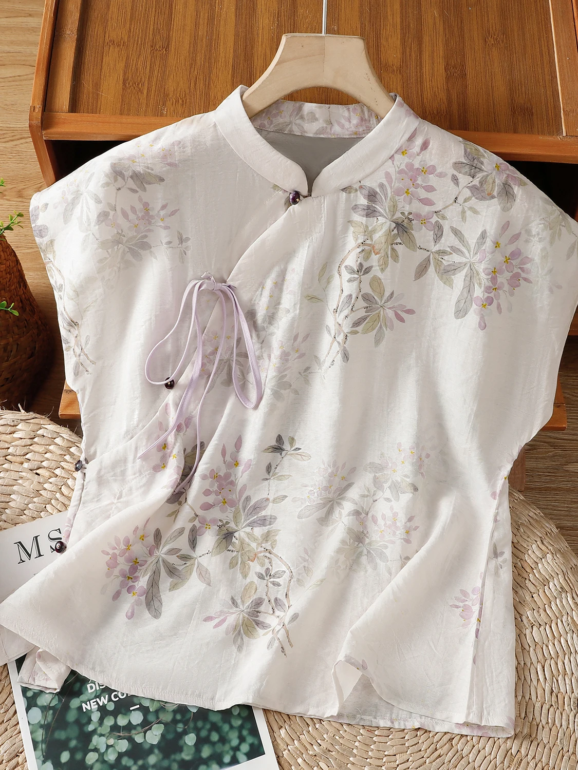 New Chinese Style Women's Shirt Purple Retro Button up Sleeves Loose Fit Breathable Casual Summer Top Korean Fashion
New Chinese Style Women's Shirt Purple Retro Button up Sleeves Loose Fit Breathable Casual Summer Top Korean Fashion