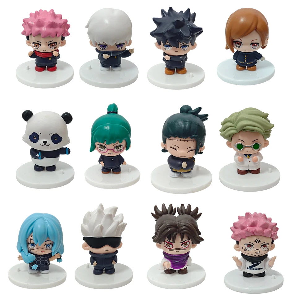 6pcs/set 7cm Jujutsu Kaisen Anime Action Figure Gojo Satoru Megumi Itadori Yuji Ryomen Sukuna Nanami Geto Suguru Cute Model Toys
6pcs/set 7cm Jujutsu Kaisen Anime Action Figure Gojo Satoru Megumi Itadori Yuji Ryomen Sukuna Nanami Geto Suguru Cute Model Toys