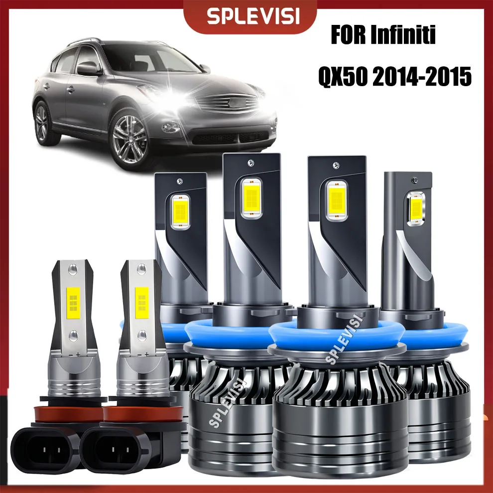 Auto Headlight 12V Headlamp Front Fog Luces led para auto For Infiniti QX50 2014 2015 6000K White
Auto Headlight 12V Headlamp Front Fog Luces led para auto For Infiniti QX50 2014 2015 6000K White