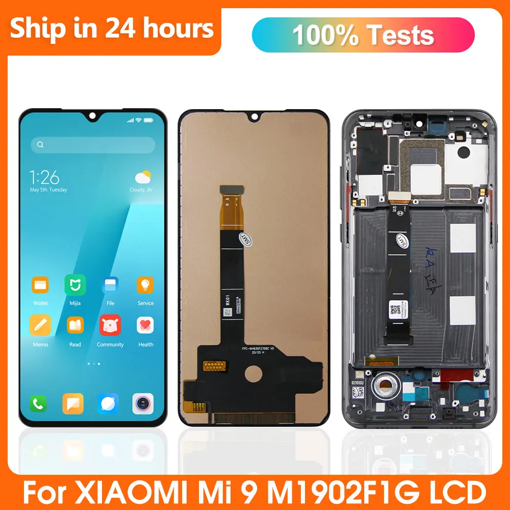 High Quality TFT For Xiaomi Mi9 Mi 9 LCD Display Touch Screen Digitizer Assembly Replacement For Xiaomi9 M1902F1G Repair Parts
High Quality TFT For Xiaomi Mi9 Mi 9 LCD Display Touch Screen Digitizer Assembly Replacement For Xiaomi9 M1902F1G Repair Parts