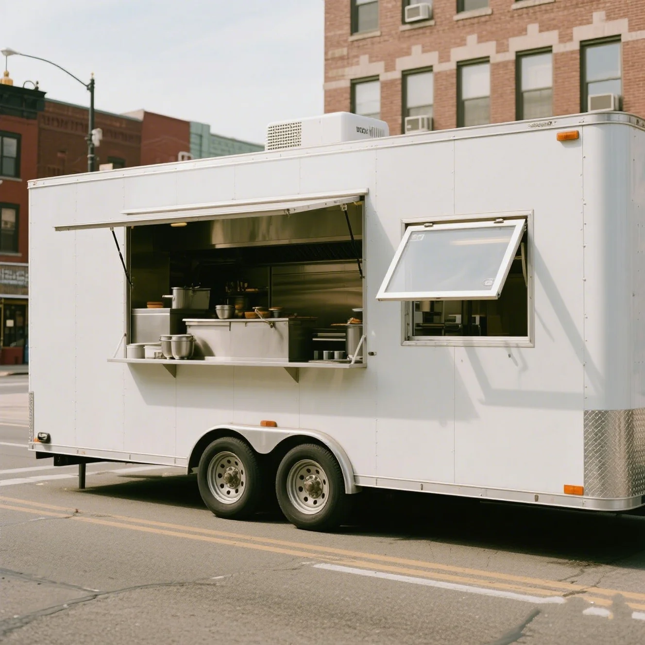 Commercial Mobile Ice Cream Food Cart With Freezer Serving Equipment Street Vending Food Truck Catering Trailer For Outdoor Use
Commercial Mobile Ice Cream Food Cart With Freezer Serving Equipment Street Vending Food Truck Catering Trailer For Outdoor Use