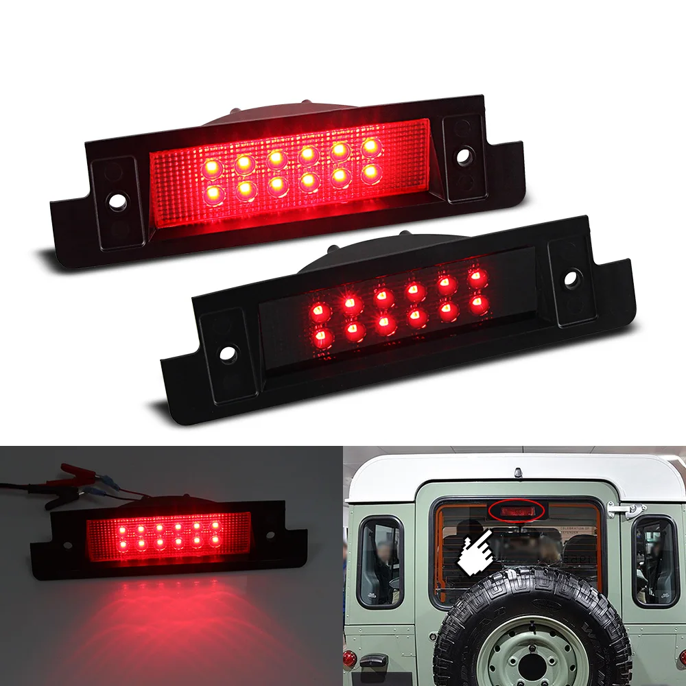 1PC LED High Mount Brake Light Red 3rd Rear Stop Signal Tail Lamp for Land Rover Defender 90/110/130 Discovery Series I II L318
1PC LED High Mount Brake Light Red 3rd Rear Stop Signal Tail Lamp for Land Rover Defender 90/110/130 Discovery Series I II L318