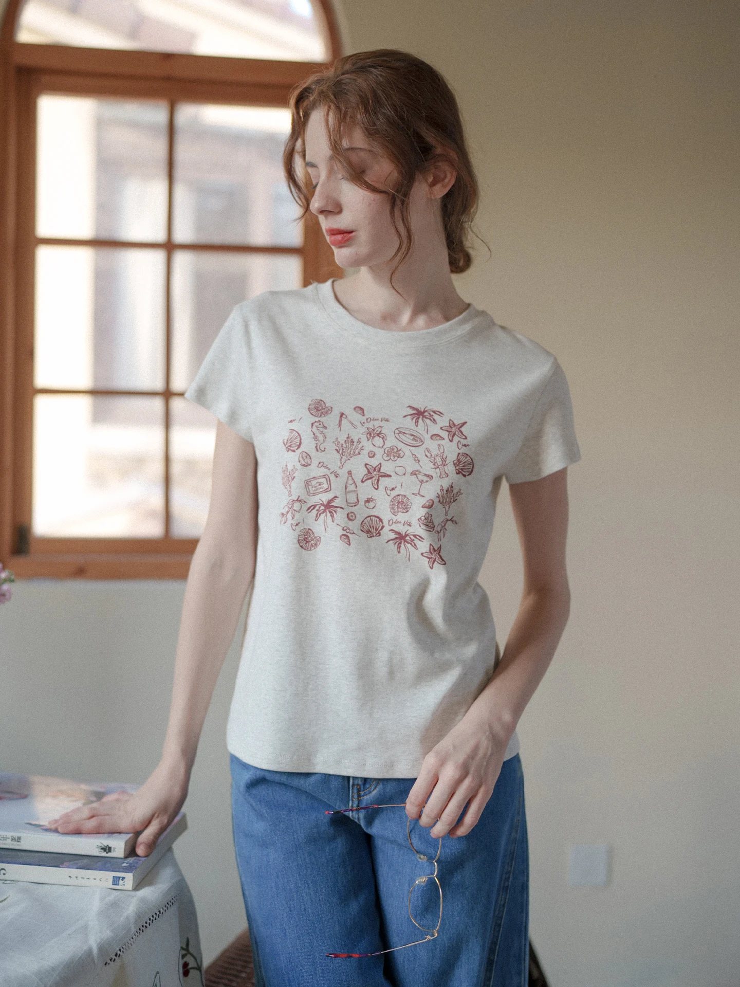MarchNoon Vintage Color Block Print Short Sleeve T-Shirt Soft Cotton Slim Fit round Neck Top Women's Casual Wear Summer Moist...
MarchNoon Vintage Color Block Print Short Sleeve T-Shirt Soft Cotton Slim Fit round Neck Top Women's Casual Wear Summer Moist...