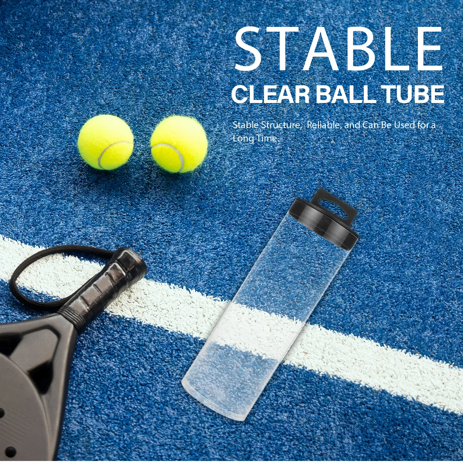 Transparent Pickleball Display Box Sturdy Plastic Tennis Ball Container Easy Clean Small Space Saving Golf Ball Case for Home
Transparent Pickleball Display Box Sturdy Plastic Tennis Ball Container Easy Clean Small Space Saving Golf Ball Case for Home