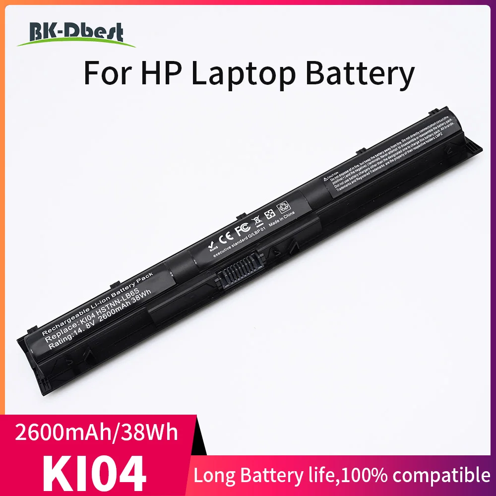 BK-Dbest factory direct supply KI04 Laptop Battery For HP Pavilion 14 15 17 Gaming NB Series battery
BK-Dbest factory direct supply KI04 Laptop Battery For HP Pavilion 14 15 17 Gaming NB Series battery
