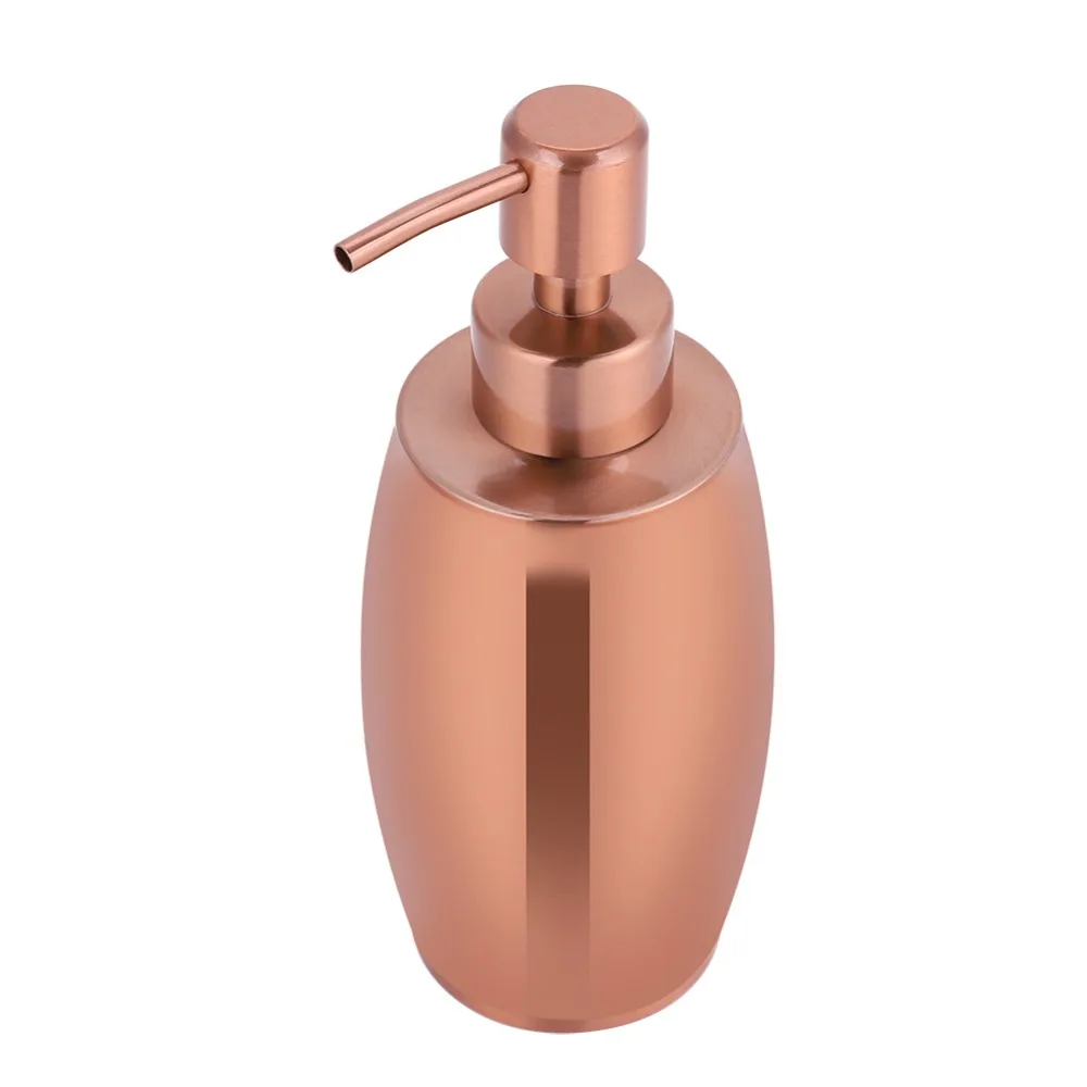 Stainless Steel Soap Dispenser Rose Gold 350ml Capacity Liquid Soap Dispenser Refillable Modern Lotion Dispenser
Stainless Steel Soap Dispenser Rose Gold 350ml Capacity Liquid Soap Dispenser Refillable Modern Lotion Dispenser