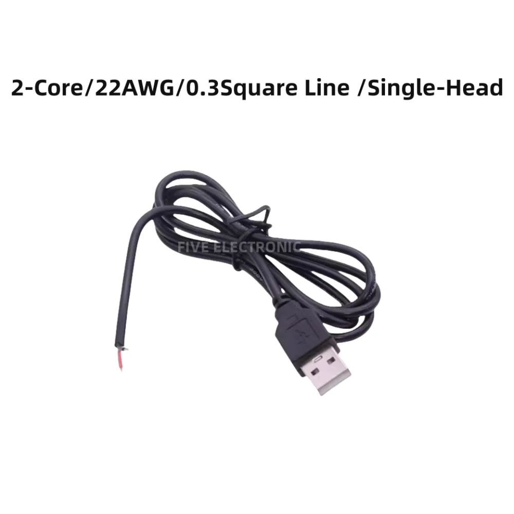 2-Core/22AWG/0.3Square Line /Single-Head USB Power Cable Motor 5V Cable Male Data Cable
2-Core/22AWG/0.3Square Line /Single-Head USB Power Cable Motor 5V Cable Male Data Cable