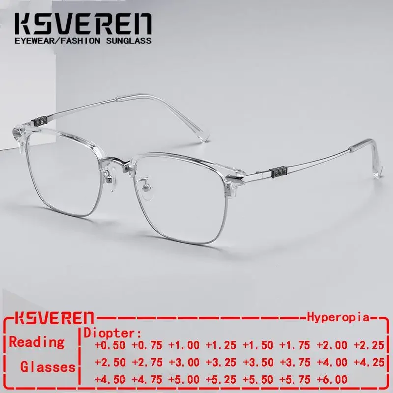 Fashion Comfortable Unisex Eyeglasses Vintage UltraLight Business Reading Glasses Prescription Glasses Frame 0 +0.5 To +6.0
Fashion Comfortable Unisex Eyeglasses Vintage UltraLight Business Reading Glasses Prescription Glasses Frame 0 +0.5 To +6.0