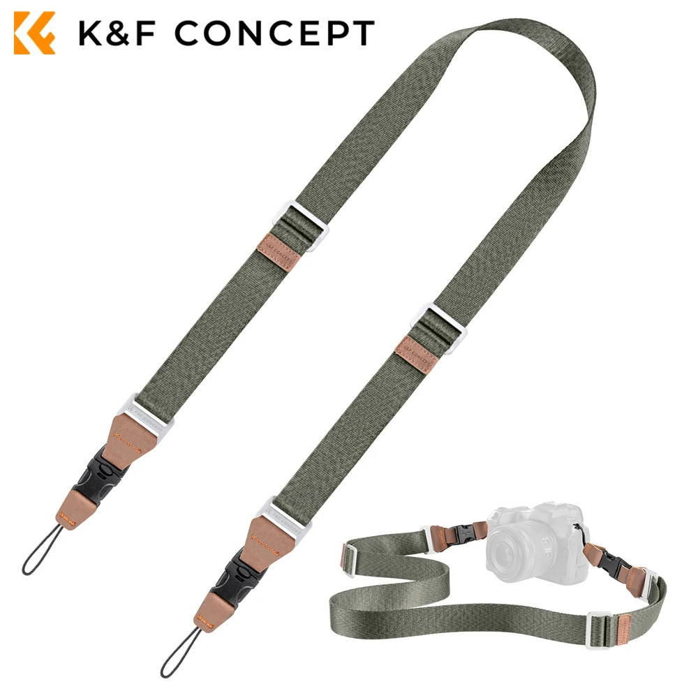 K&F Concept Camera Neck Strap Compatible with Nikon Canon Sony Olympus DSLR Cameras
K&F Concept Camera Neck Strap Compatible with Nikon Canon Sony Olympus DSLR Cameras