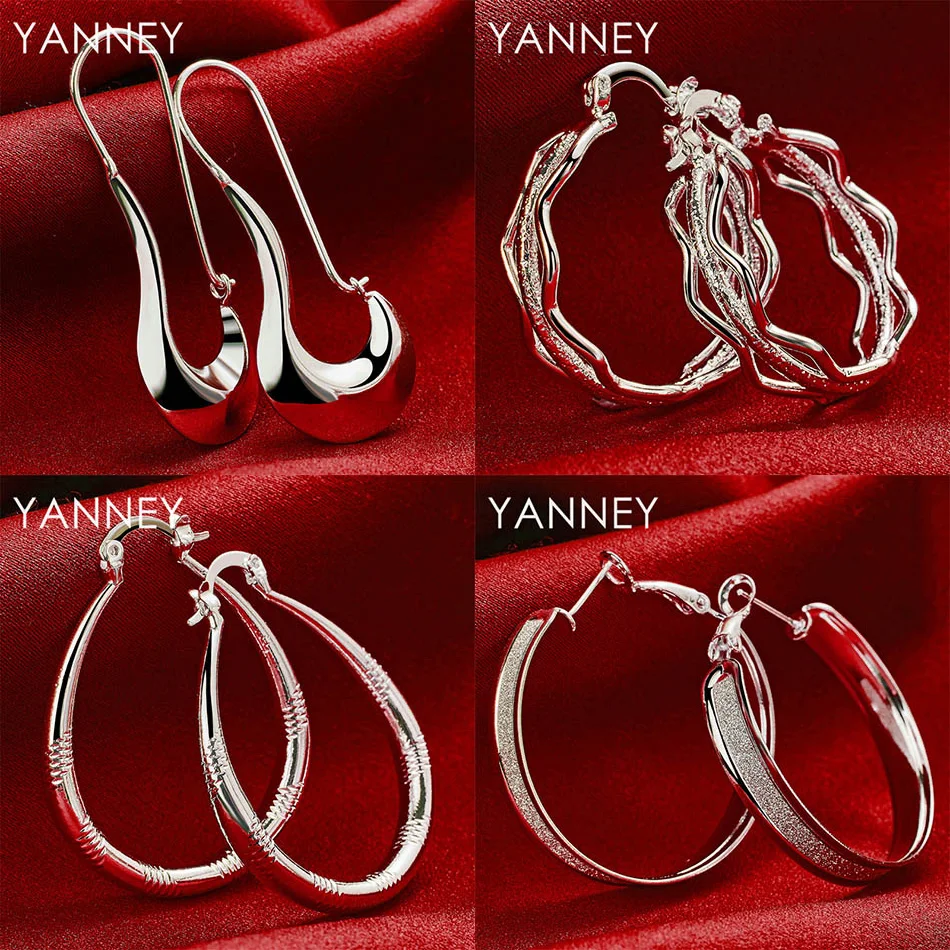 925 Sterling Silver Delicate Twisted Round Sparkling Earrings Women Party Fashion Accessories Jewelry Gift Charm Wedding
925 Sterling Silver Delicate Twisted Round Sparkling Earrings Women Party Fashion Accessories Jewelry Gift Charm Wedding