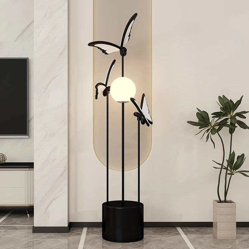 Living room TV cabinet next to sofa large high-end bedroom French medieval decorative desk lamp, butterfly simple floor lamp
Living room TV cabinet next to sofa large high-end bedroom French medieval decorative desk lamp, butterfly simple floor lamp
