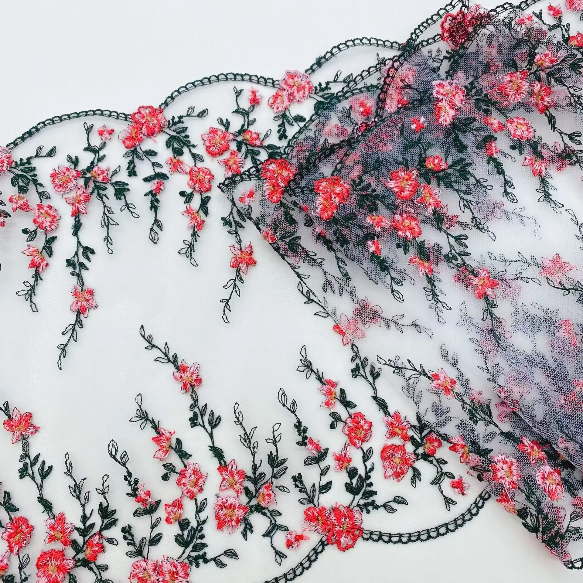 20Yards Mesh Embroidery Double-sided Lace Pajamas Underwear Lace Accessories Clothing Fabric
20Yards Mesh Embroidery Double-sided Lace Pajamas Underwear Lace Accessories Clothing Fabric