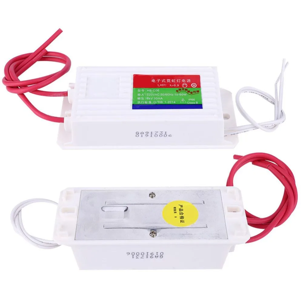 6KV 30mA Neon Electronic Transformer Load 2-6m Waterproof Neon Sign Power Supply High Frequency 220V Input
6KV 30mA Neon Electronic Transformer Load 2-6m Waterproof Neon Sign Power Supply High Frequency 220V Input