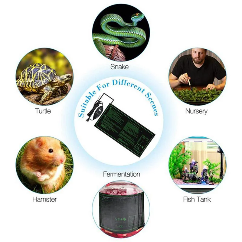 A57X-Plant Heating Mat Pets Warm Pad Incubator 6-Speed Thermostat Timed Nurturing Waterproof Greenhouse Mats Easy To Use (A)EU P
A57X-Plant Heating Mat Pets Warm Pad Incubator 6-Speed Thermostat Timed Nurturing Waterproof Greenhouse Mats Easy To Use (A)EU P