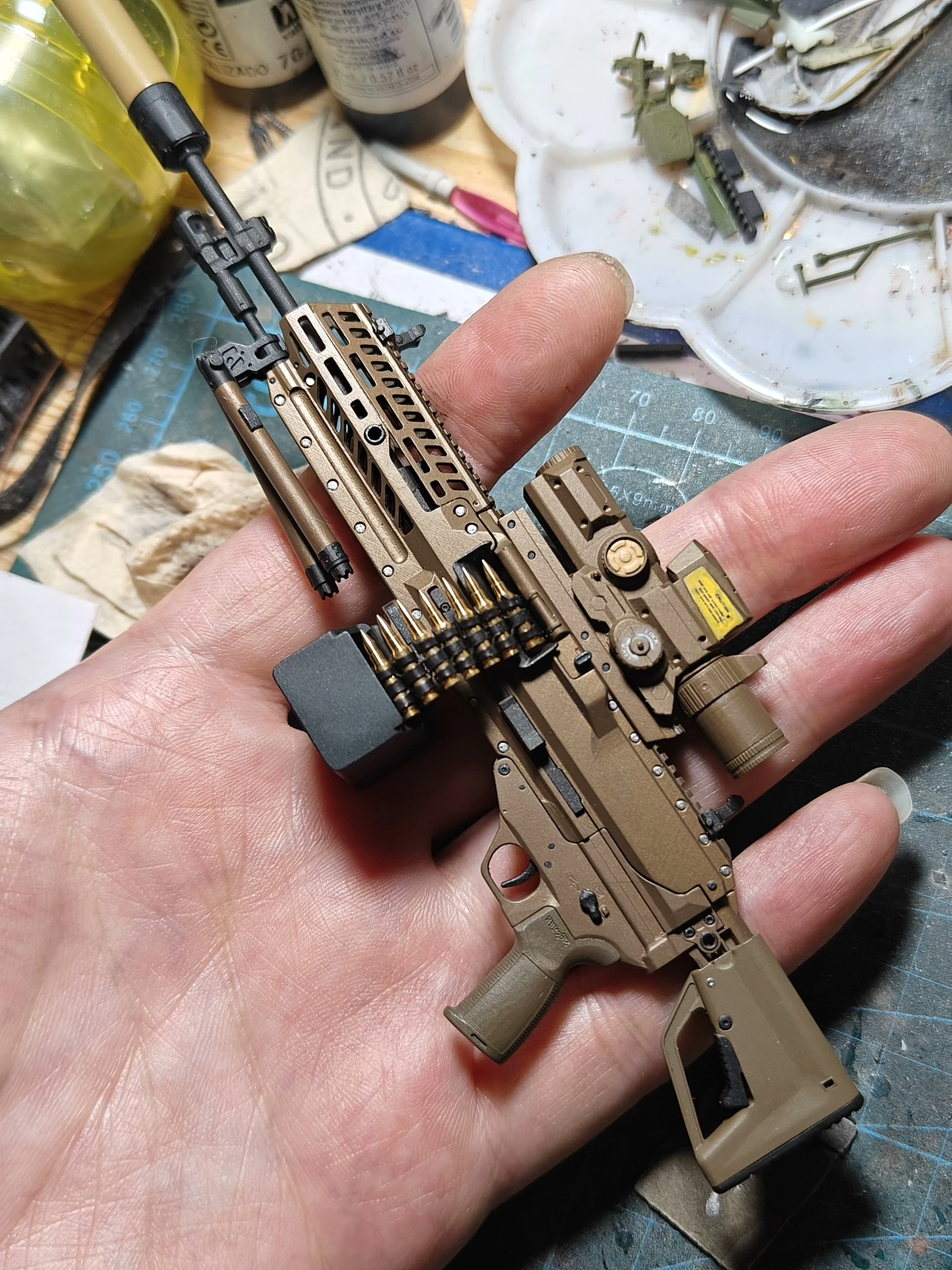 1/6 3D Printed US Army M250 Light Machine Gun Model for Action Figure Accessories Military Collectible
1/6 3D Printed US Army M250 Light Machine Gun Model for Action Figure Accessories Military Collectible