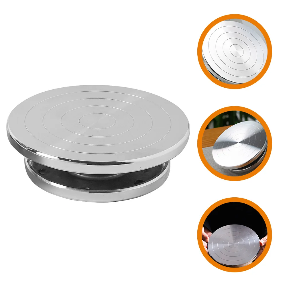 Manual Cake Stand Sculpting Wheel For Clay Craft Aluminum Alloy Rotating Bearing Round Plate
Manual Cake Stand Sculpting Wheel For Clay Craft Aluminum Alloy Rotating Bearing Round Plate
