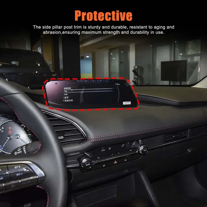 ABS Black For Mazda 3 CX30 2020-2024 Car navigation screen blackout cover decorative sticker car interior protection accessories
ABS Black For Mazda 3 CX30 2020-2024 Car navigation screen blackout cover decorative sticker car interior protection accessories