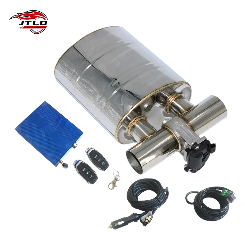 JTLD 3.5" 89mm 304SS Exhaust System Electronic Valvetronic Valve Muffler Remote Valve Performance Exhaust Electric Muffler
JTLD 3.5" 89mm 304SS Exhaust System Electronic Valvetronic Valve Muffler Remote Valve Performance Exhaust Electric Muffler