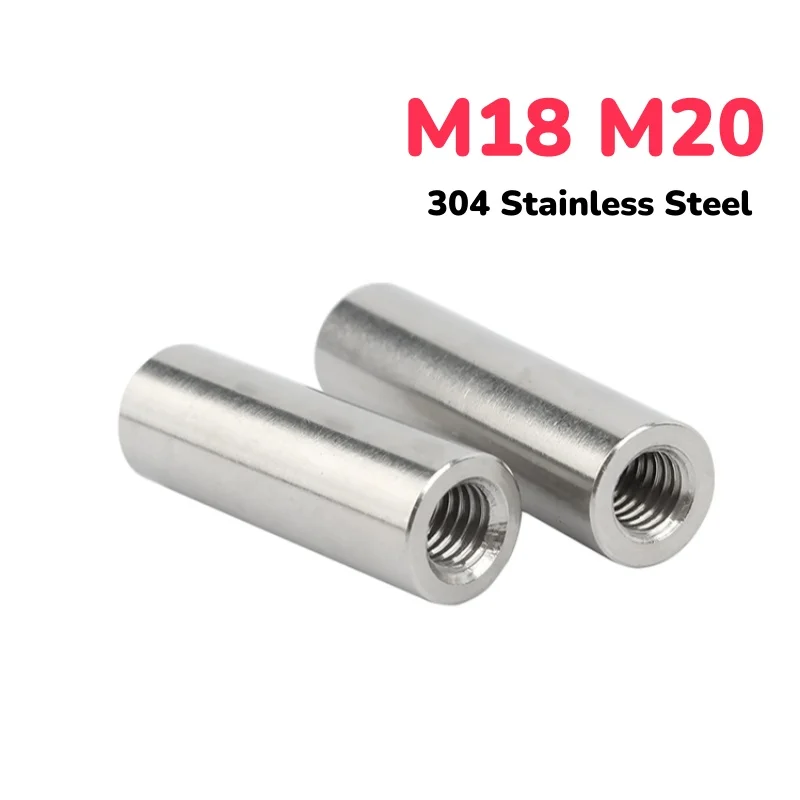 304 Stainless Steel Double Head Internal Thread Positioning Coupling Nut Stud Positioning Connecting Rod M18 M20
304 Stainless Steel Double Head Internal Thread Positioning Coupling Nut Stud Positioning Connecting Rod M18 M20