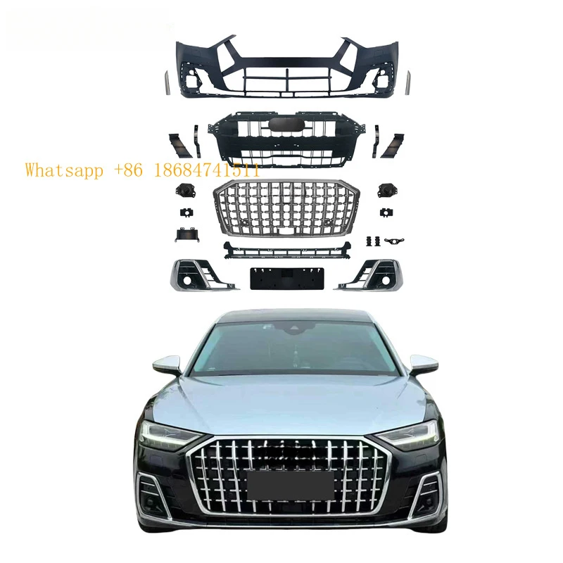 A8 2018-2024 Old to New Horch Style Lossless Upgrade S8 Look Full Body Kit Front Rear Bumper Set
A8 2018-2024 Old to New Horch Style Lossless Upgrade S8 Look Full Body Kit Front Rear Bumper Set