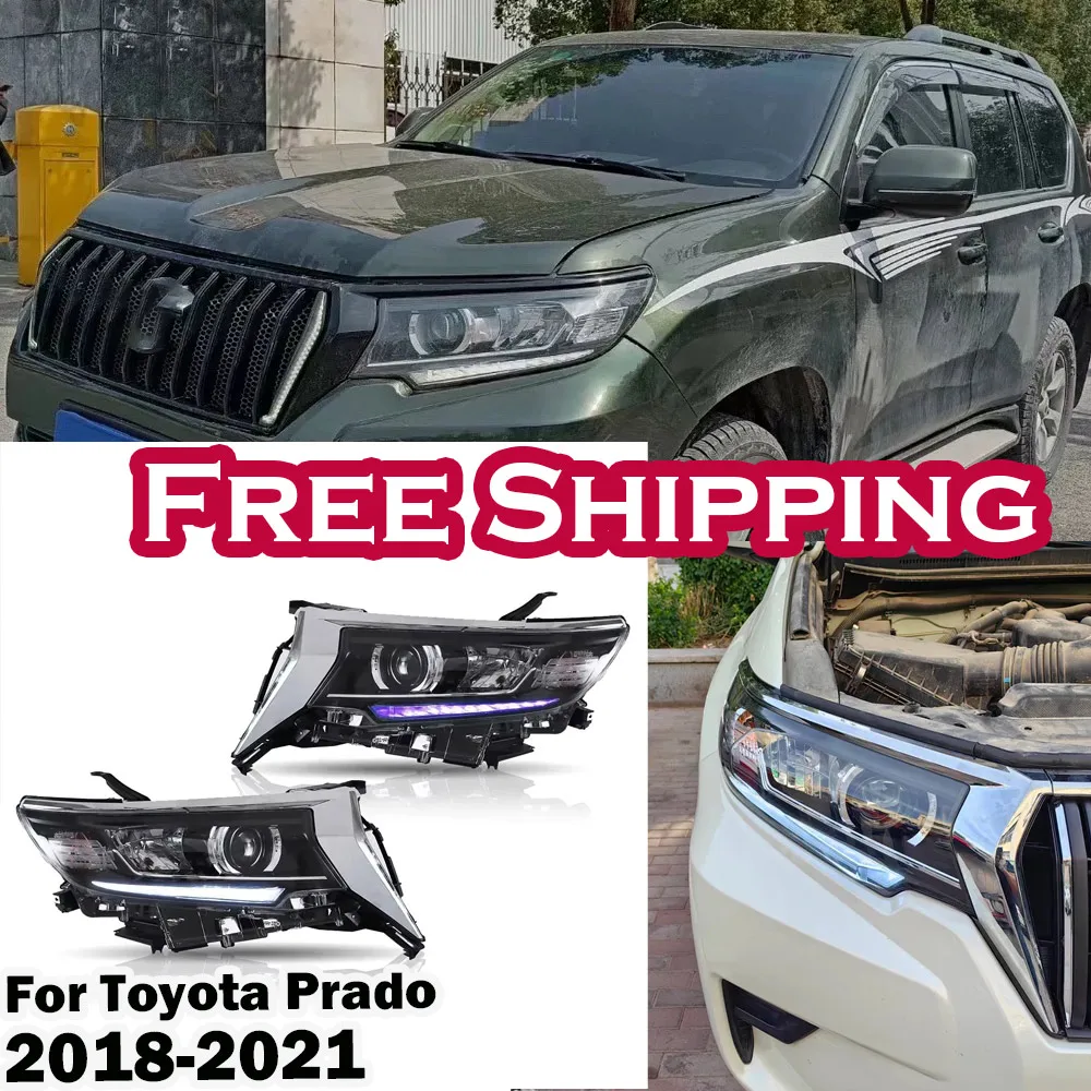 Car Headlights For Toyota Prado 2018-2021 Dynamic DRL Head Lamp Turn Signal Brake Lamp Car LED LAMP Assembly
Car Headlights For Toyota Prado 2018-2021 Dynamic DRL Head Lamp Turn Signal Brake Lamp Car LED LAMP Assembly