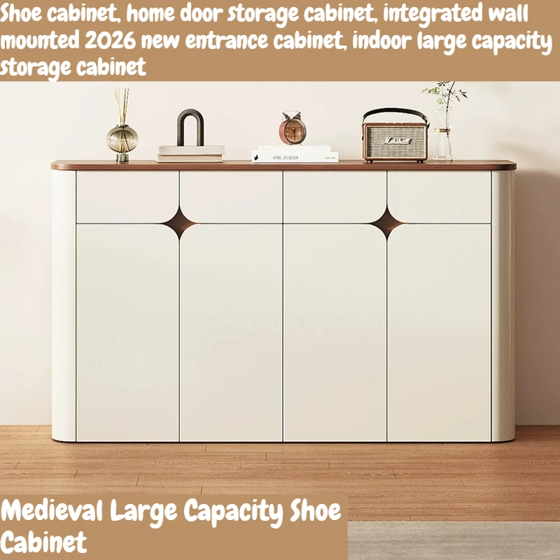 Minimalist Cream Shoe Cabinet Hallway Shoe Storage Organizer Shoe Rack Large Capacity Entryway Scarpiera Living Room Furniture
Minimalist Cream Shoe Cabinet Hallway Shoe Storage Organizer Shoe Rack Large Capacity Entryway Scarpiera Living Room Furniture