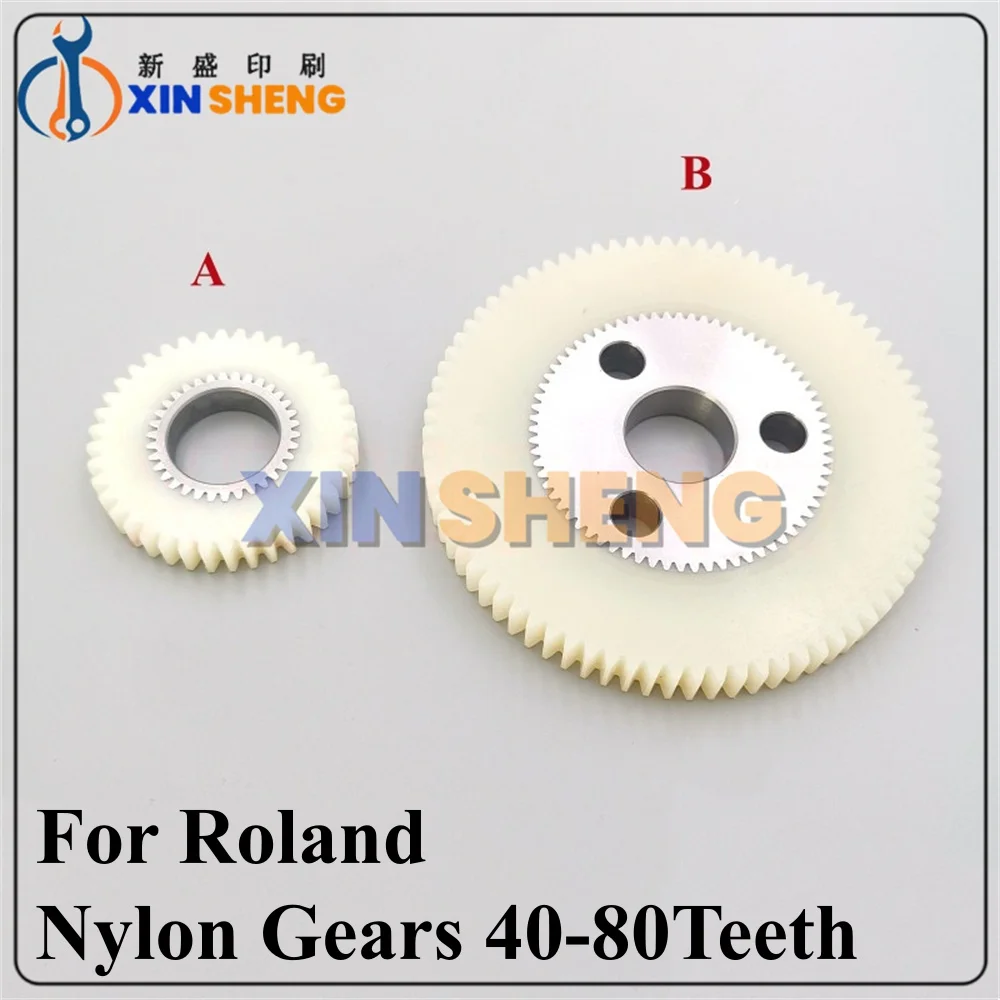 High Quality For Roland 900 Printing Press Nylon Gears, Rubber Gears, 40-80 Teeth