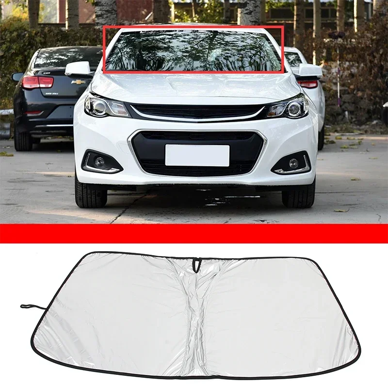 For Chevrolet Malibu 2012-2018 Silver Tape Car Styling Car Front Windshield Anti-UV Sun Shade Car Protection Accessories
For Chevrolet Malibu 2012-2018 Silver Tape Car Styling Car Front Windshield Anti-UV Sun Shade Car Protection Accessories