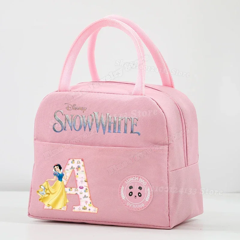 Snow White Girl Lunch Hand Bags Childern's Letter A-Z Disney Movie Cartoon Print Lunch Box Men Woman Office Thermal Insulat Case
Snow White Girl Lunch Hand Bags Childern's Letter A-Z Disney Movie Cartoon Print Lunch Box Men Woman Office Thermal Insulat Case