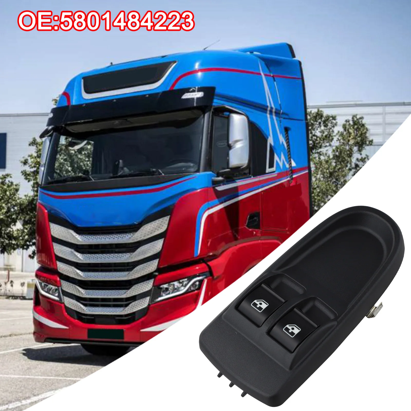 Black Abs Plastic Suitable For Iveco 6-pin Auto Parts Glass Lift Switch Power Window Lifter OEM Number 5801484223 Car Accessorie
Black Abs Plastic Suitable For Iveco 6-pin Auto Parts Glass Lift Switch Power Window Lifter OEM Number 5801484223 Car Accessorie