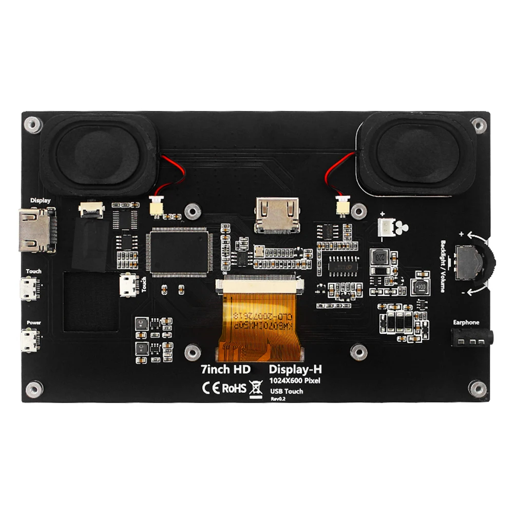 7 inch IPS Touch Screen Module for Raspberry Pi 4B/3B 1024x600 HDMI-Compatible Display for PC Laptop Mini PC Monitor
7 inch IPS Touch Screen Module for Raspberry Pi 4B/3B 1024x600 HDMI-Compatible Display for PC Laptop Mini PC Monitor