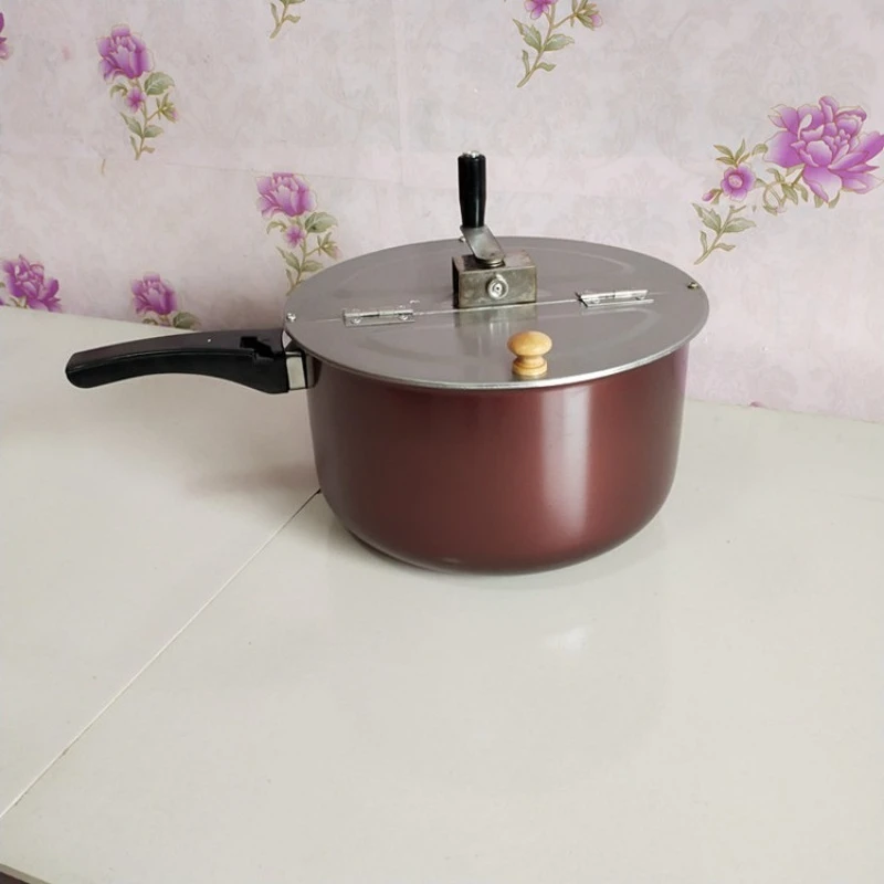 Hand Popcorn Machine, Gas Induction Cooker Dual-purpose