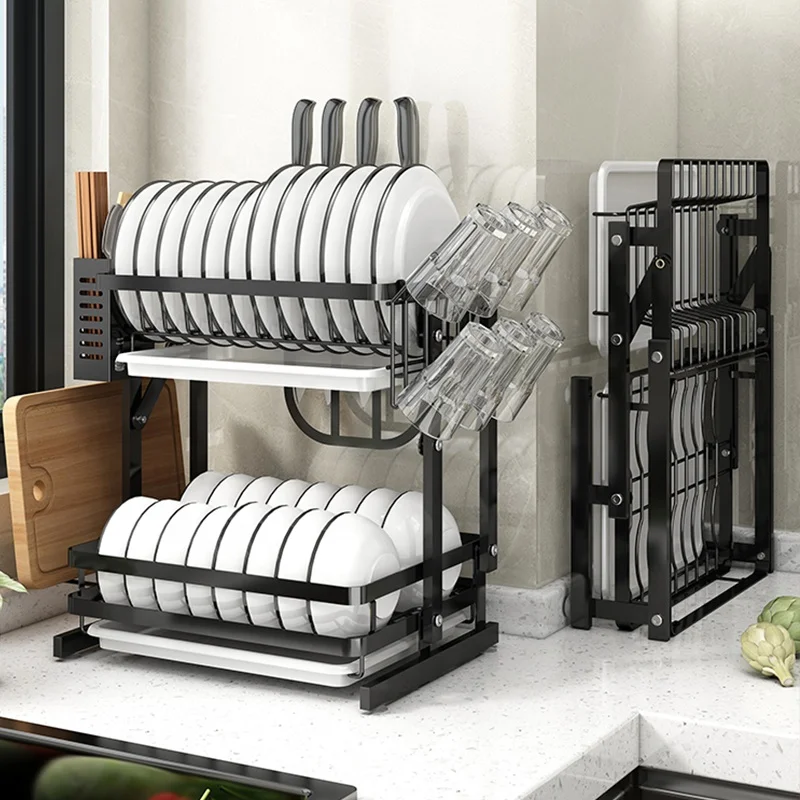 Double-layer stainless steel kitchen storage unique wall hanging foldable 2-layer pull-out drying tray drying rack shelf
Double-layer stainless steel kitchen storage unique wall hanging foldable 2-layer pull-out drying tray drying rack shelf