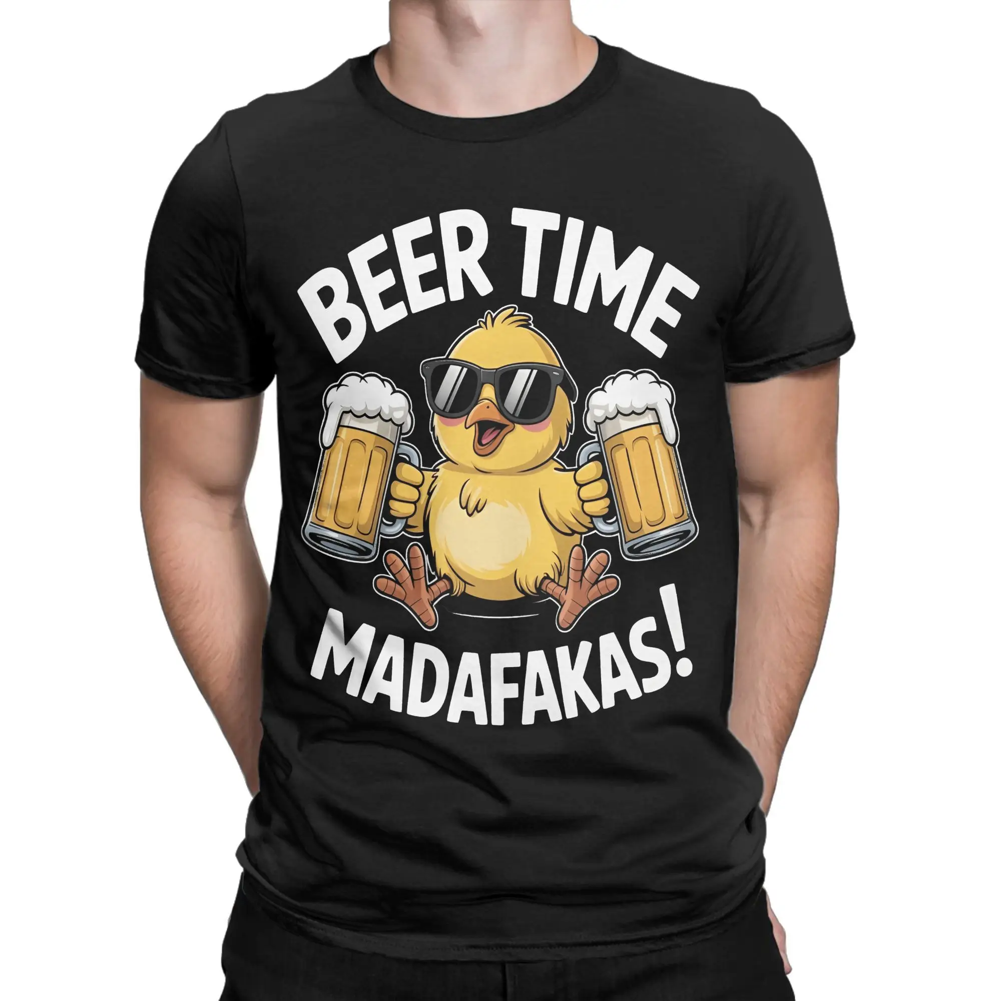 Винтажные футболки Beer Time Madafakas, мужские хлопковые футболки с круглым воротником, футболки с короткими рукавами, одежда с принтом
Винтажные футболки Beer Time Madafakas, мужские хлопковые футболки с круглым воротником, футболки с короткими рукавами, одежда с принтом