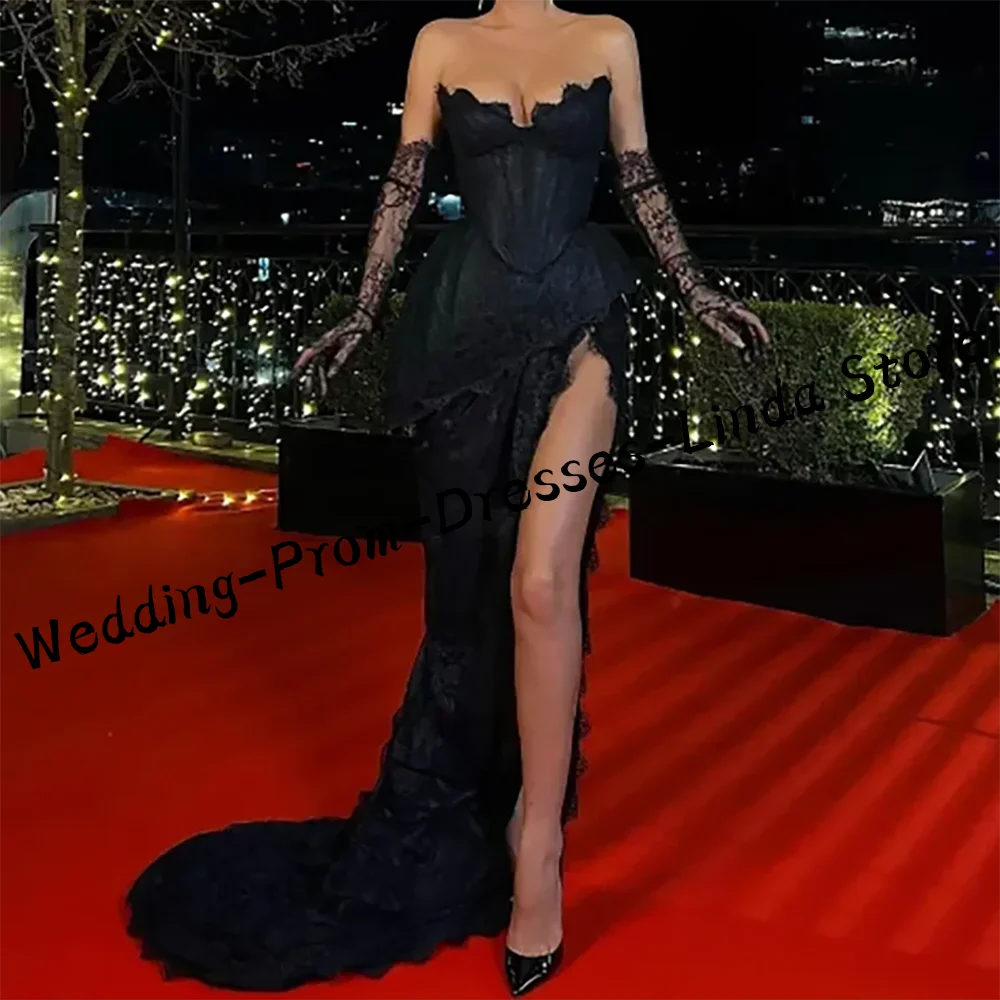 Elegant Sweetheart Appliquins Side Split Mermaid Formal Evening Dresses Birthday Party Prom Gowns Customized
Elegant Sweetheart Appliquins Side Split Mermaid Formal Evening Dresses Birthday Party Prom Gowns Customized