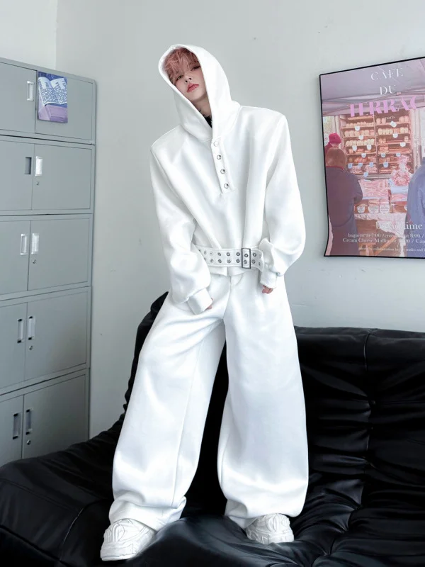 Весенний повседневный спортивный костюм для мужчин: толстовка на молнии с капюшоном и длинные брюки, комплект из двух предметов, молодежная одежда
Весенний повседневный спортивный костюм для мужчин: толстовка на молнии с капюшоном и длинные брюки, комплект из двух предметов, молодежная одежда