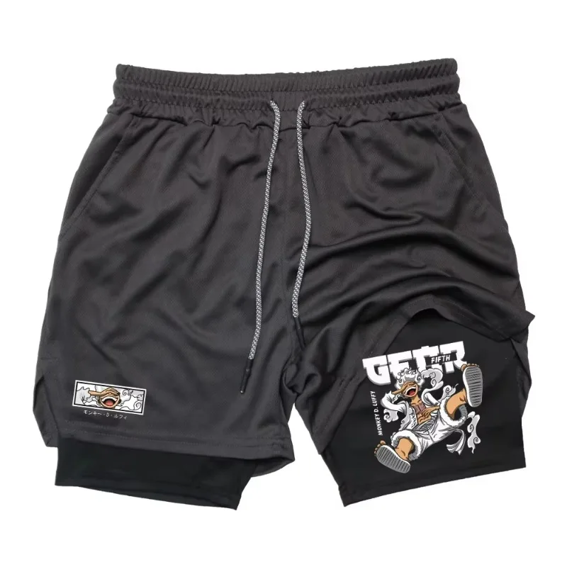 Шорты с принтом японского аниме для мужчин и женщин, новые летние двухслойные шорты 2-в-1, спортивные штаны для тренажерного зала, фитнеса, бега, быстросохнущие шорты
Шорты с принтом японского аниме для мужчин и женщин, новые летние двухслойные шорты 2-в-1, спортивные штаны для тренажерного зала, фитнеса, бега, быстросохнущие шорты