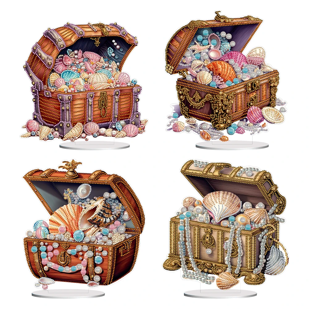 2D Pearl Treasure Box Print DIY Table Top Diamond Painting Ornament Kits Single Sided Drill Diamond Painting Desktop Decorations
2D Pearl Treasure Box Print DIY Table Top Diamond Painting Ornament Kits Single Sided Drill Diamond Painting Desktop Decorations