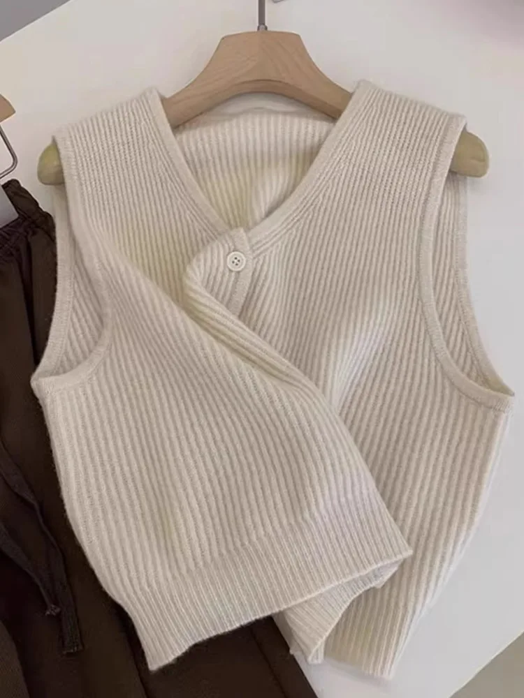 Однотонный вязаный кардиган, жилет-конверт, удобный повседневный многослойный модный молодой вид, утягивающий плечевой коврик
Однотонный вязаный кардиган, жилет-конверт, удобный повседневный многослойный модный молодой вид, утягивающий плечевой коврик