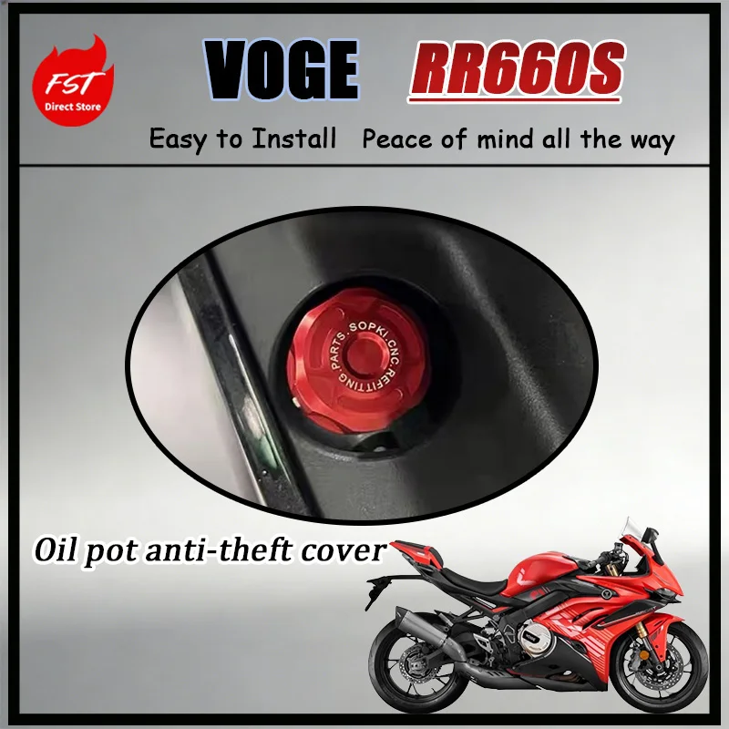 FOR VOGE RR660S Auxiliary Water Tank Cover Premium CNC Anti-Theft Design Coolant Reservoir Decorative Guard Cap for Vehicle
FOR VOGE RR660S Auxiliary Water Tank Cover Premium CNC Anti-Theft Design Coolant Reservoir Decorative Guard Cap for Vehicle