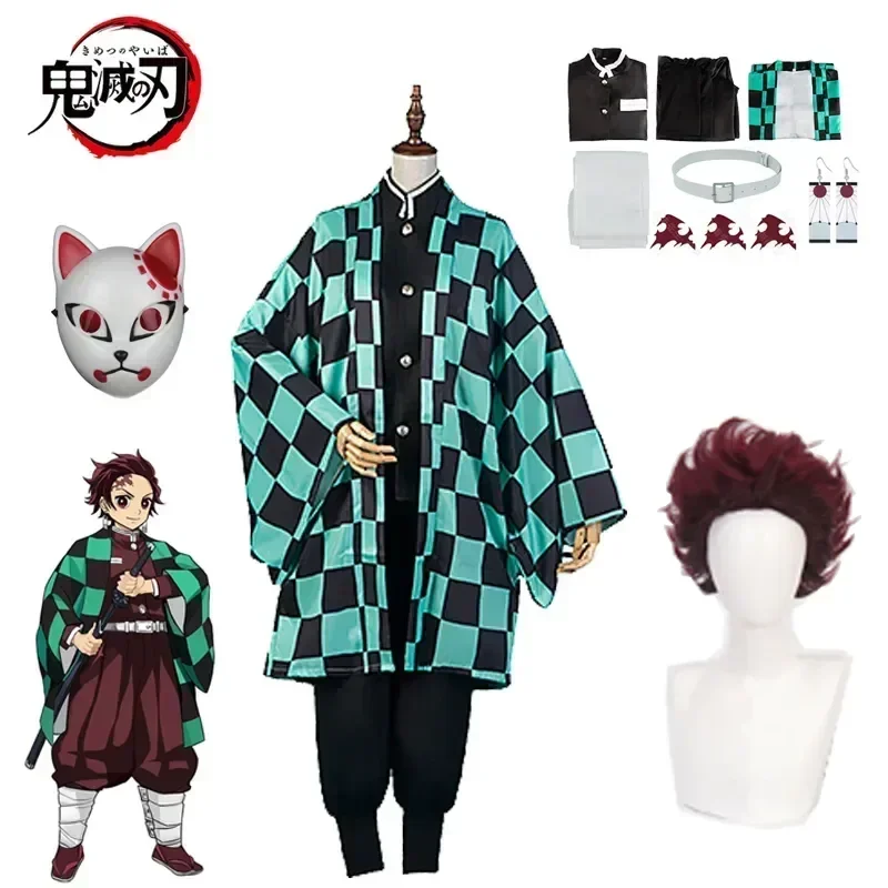 Костюм для косплея аниме Kamado Tanjirou, кимоно из м/ф «No Yaiba», наряды, парик, маска, одежда на Хэллоуин для взрослых и детей
Костюм для косплея аниме Kamado Tanjirou, кимоно из м/ф «No Yaiba», наряды, парик, маска, одежда на Хэллоуин для взрослых и детей