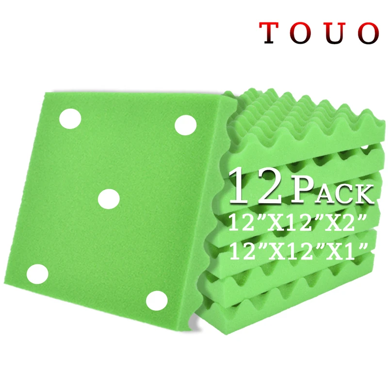 TOUO 12 Pc Egg Cotton Acoustic Foam Studio Noise Insulation Home Sound Foam Acoustic Treatment Drum Room Sound Absorbing Panel
TOUO 12 Pc Egg Cotton Acoustic Foam Studio Noise Insulation Home Sound Foam Acoustic Treatment Drum Room Sound Absorbing Panel
