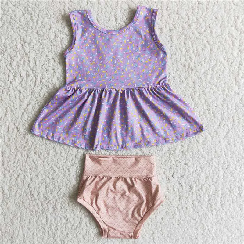 Toddler Summer Fashion Purple Top Two Pieces Baby Girls Bummies Suit Children Popular Boutique Outfits Clothing Sets
Toddler Summer Fashion Purple Top Two Pieces Baby Girls Bummies Suit Children Popular Boutique Outfits Clothing Sets