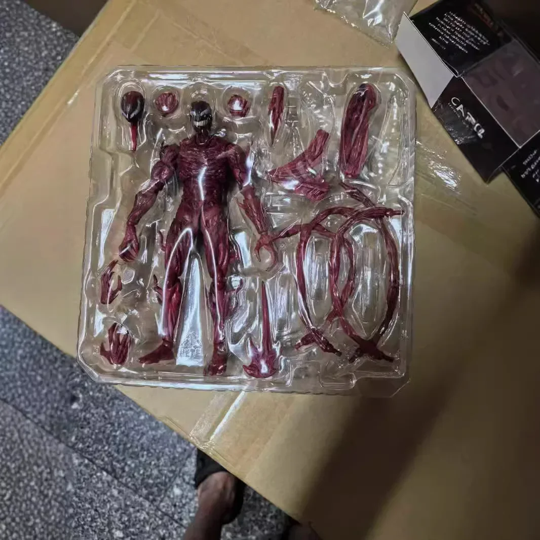Коллекционная фигурка Marvel Legends Series Venom: Let There Be Carnage Deluxe KO.ver, 21 см, в коробке, настольная модель, подарок
Коллекционная фигурка Marvel Legends Series Venom: Let There Be Carnage Deluxe KO.ver, 21 см, в коробке, настольная модель, подарок