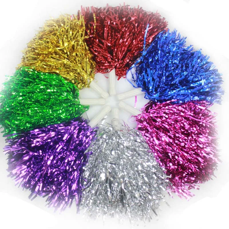 10pcs 30cm Cheerleader Pom Poms School Dance Games Competition Performance Props Celebration Pompom Cheer Ball Club Supplies 40g
10pcs 30cm Cheerleader Pom Poms School Dance Games Competition Performance Props Celebration Pompom Cheer Ball Club Supplies 40g
