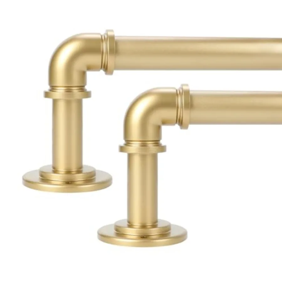 2 Pack Industrial Curtain Rods for Windows 48 to 84 Inch 4 to 7 Feet,1 Inch Diameter Blackout Wrap Around Adjustable Heavy Duty
2 Pack Industrial Curtain Rods for Windows 48 to 84 Inch 4 to 7 Feet,1 Inch Diameter Blackout Wrap Around Adjustable Heavy Duty